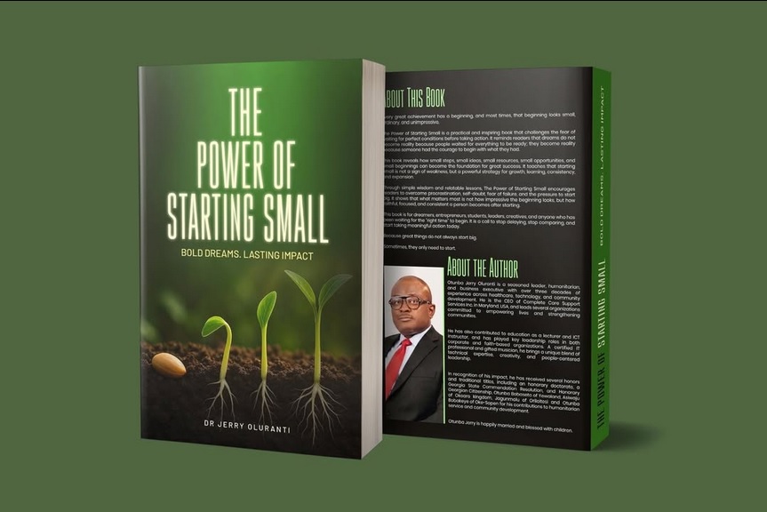 Book cover: The Power of Starting Small