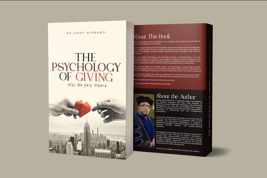 Book cover: The Psychology of Giving