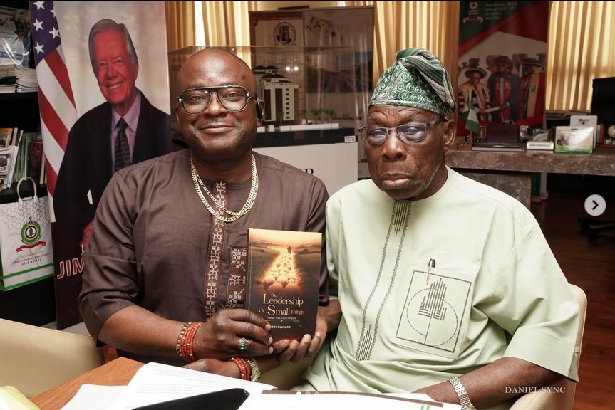 With Former President Obasanjo